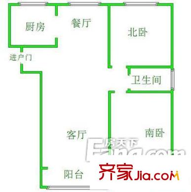 新橋干休所 戶型圖