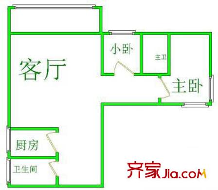 新橋干休所 戶型圖