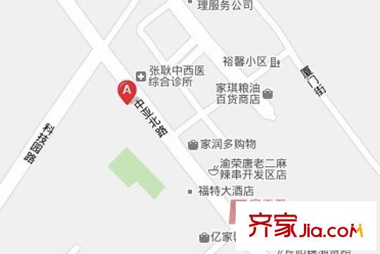 博達花園交通圖