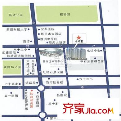 奧韻尚都交通圖 