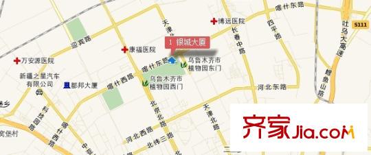 銀城大廈交通圖
