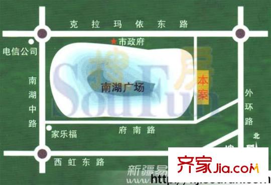 一龍尚座交通圖 