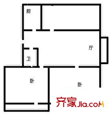 陽(yáng)光靜苑 3室 戶型圖