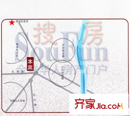 中僑廣場交通圖