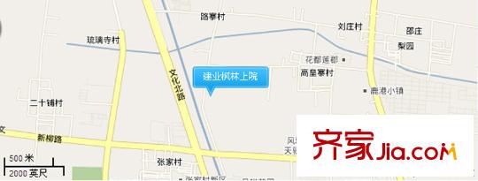 建業(yè)楓林上院交通圖