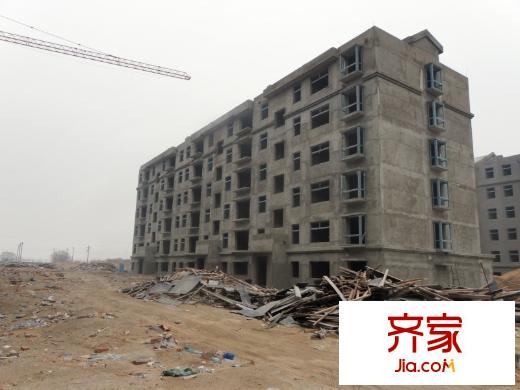 豪森花園外景圖樓體施工進(jìn)度圖（20110225）