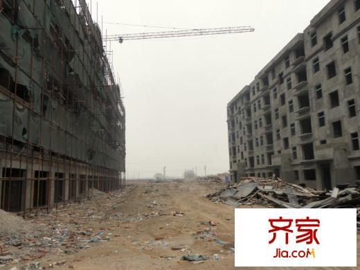 豪森花園外景圖樓體施工進(jìn)度圖（20110225）