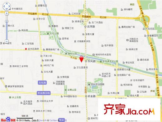 正弘藍(lán)堡灣二期世豪小公館交通圖