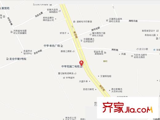 中亨花園二號院交通圖 