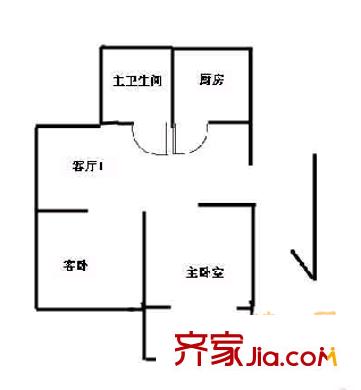 中亨花園二號院 3室 戶型圖