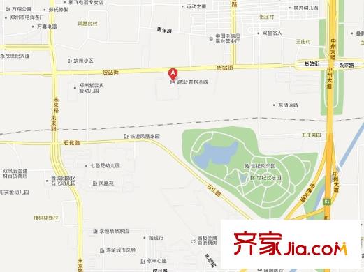 建業(yè)香檳圣園交通圖 