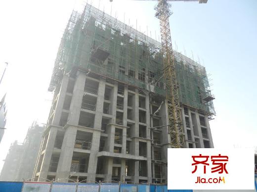金江華城實(shí)景圖二期高層施工(2013-12-04)