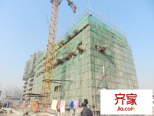 金江華城實(shí)景圖二期高層施工(2013-12-04)