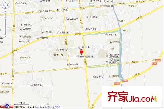 海盛花苑交通圖