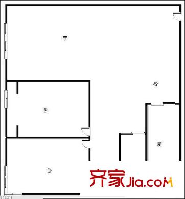 湖光苑 2室 戶型圖
