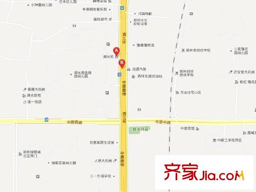 湖光苑交通圖 