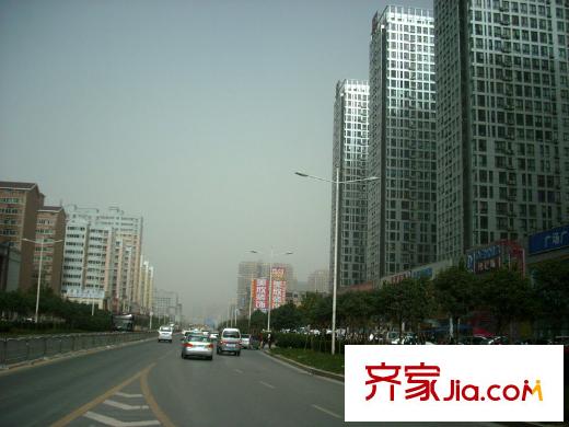 首座國(guó)際公寓配套圖周邊未來(lái)路街景