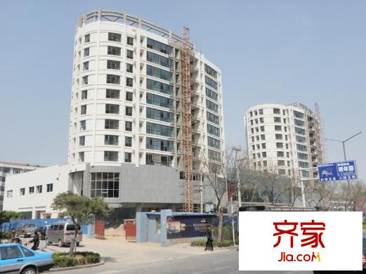 鉑金領(lǐng)域外景圖高層樓體工程進(jìn)度實(shí)景圖(20110419)