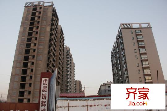 浞景翠園外景圖高層住宅施工實景圖20121205