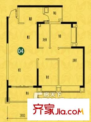 陽光花園戶型圖戶型圖（20130308） 3室2廳1衛(wèi)1廚