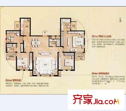 普羅旺世二期 4室 戶型圖
