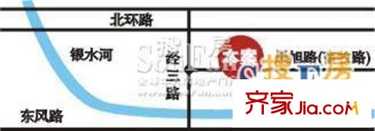 綠洲云頂交通圖區(qū)位圖