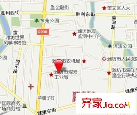 外紡宿舍(幸福街)交通圖