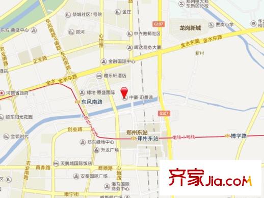 中豪匯景灣交通圖 