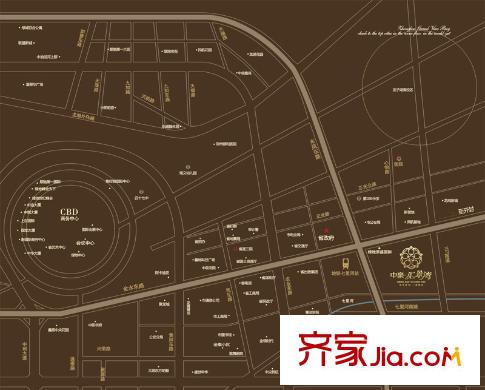 中豪匯景灣交通圖區(qū)位圖