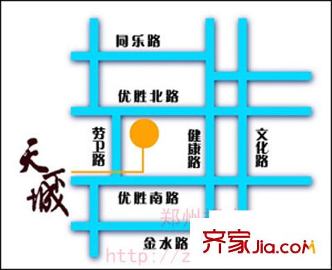 天下城交通圖