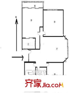 四平小區(qū)戶型圖戶型圖（3-1-1） 3室1廳1衛(wèi)1廚