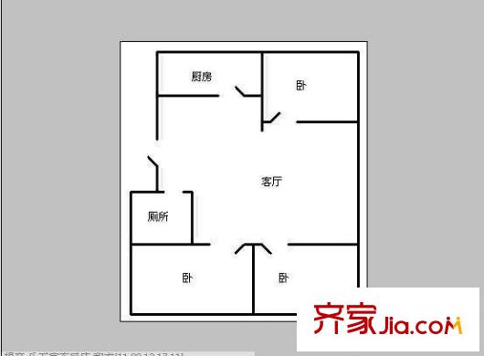 濰柴新華路小區(qū)戶型圖濰柴宿舍(新華路) 2室 戶型圖 2室2廳1衛(wèi)1廚