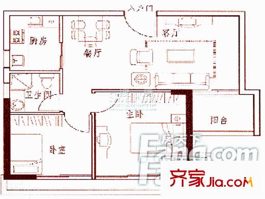 南苑小區(qū)(濰城)戶型圖南苑小區(qū)(濰城) 戶型圖 2室2廳1衛(wèi)1廚