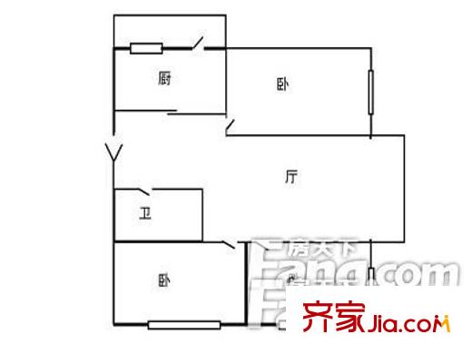 南苑小區(qū)(濰城)戶型圖南苑小區(qū)(濰城) 戶型圖 3室2廳1衛(wèi)1廚