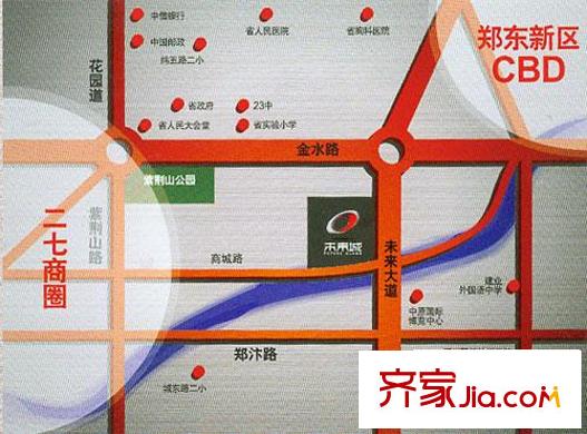 東方首府未來(lái)城交通圖