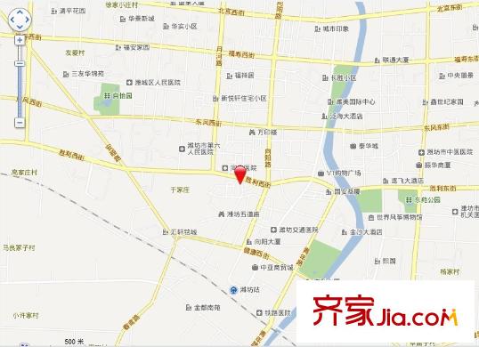 五道廟小區(qū)交通圖