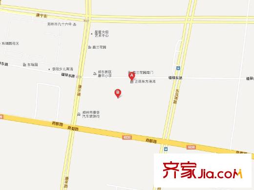 正商?hào)|方港灣交通圖 