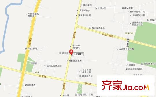 正商明鉆交通圖 