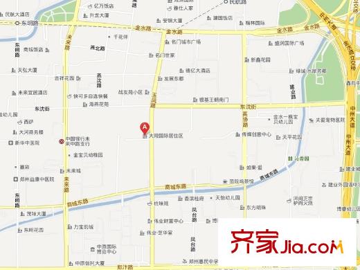 大觀國際居住區(qū)交通圖 