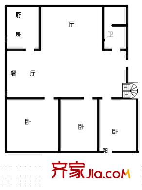 花福苑 3室 戶型圖