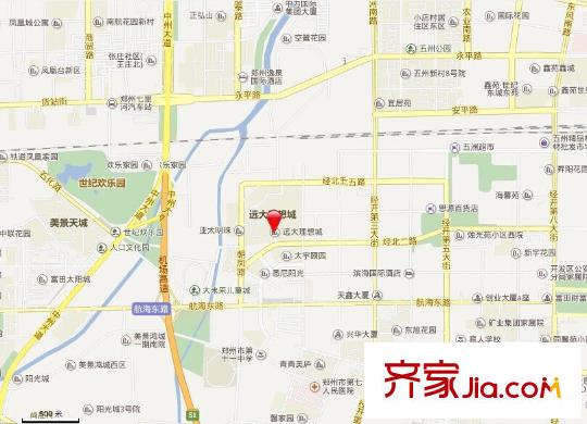 遠(yuǎn)大理想城交通圖 