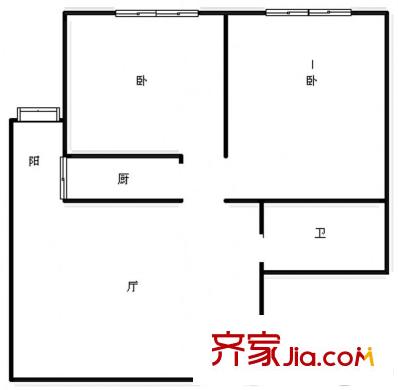 正弘春曉 2室 戶型圖