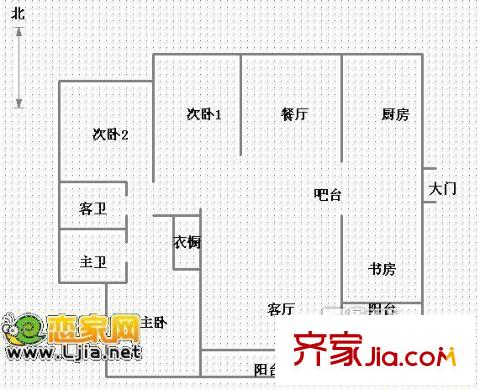金融小區(qū)戶型圖3室2廳1廚1衛(wèi) 3室2廳1衛(wèi)1廚