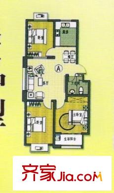 福壽園小區(qū) 2室 戶型圖