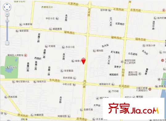 西園小區(qū)交通圖
