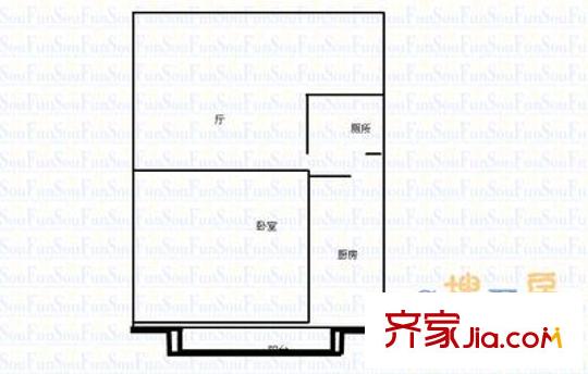 世紀花苑 4室 戶型圖