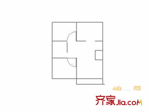 世紀(jì)花苑 2室 戶型圖
