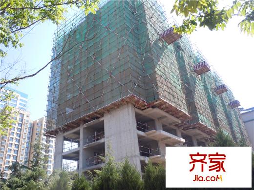 玉泉新城實(shí)景圖小高層施工（2014-05-05）