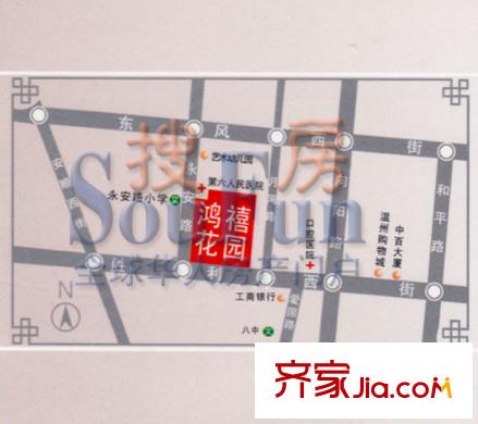 鴻禧花園交通圖
