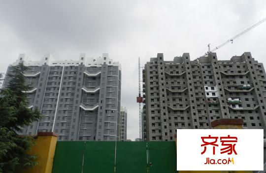 盛華園外景圖6月施工進(jìn)度實(shí)景圖（20120629）